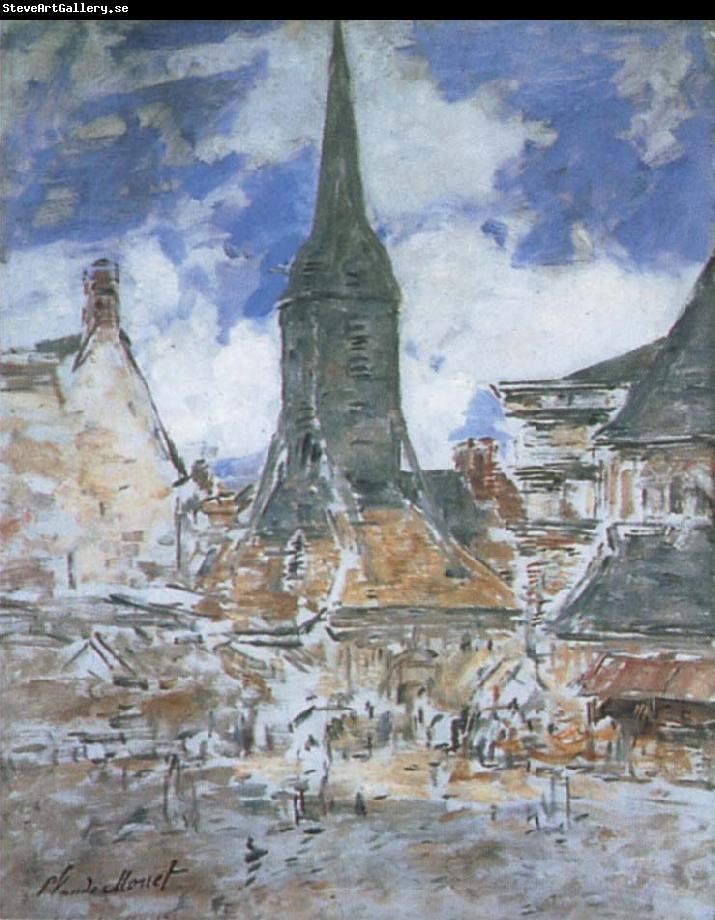 Claude Monet The Bell-Tower of Saint-Catherine at Honfleur